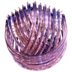 Striking Pink Murano Curvati Ceiling Light or Flush Mount 1990 - 2620184