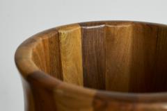 Striped Antique Vase in Solid Wood 19th Century - 4396372