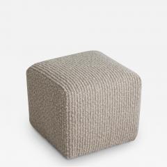 Striped Boucl Cube Ottoman - 2769770