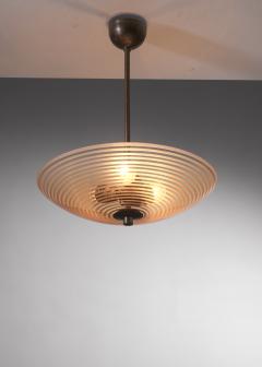 Striped glass pendant lamp - 3502007
