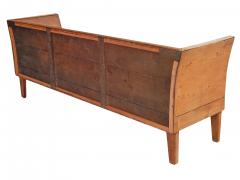 Stripped Down Wood Settee - 2595042