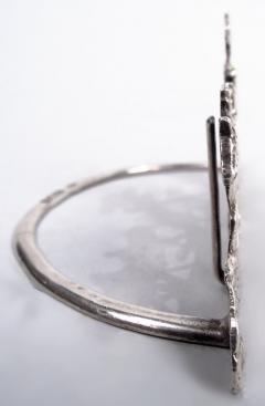 Stuart Clifford Set of 4 English Victorian Sterling Silver Fox Hunt Place Card Holders - 4424385