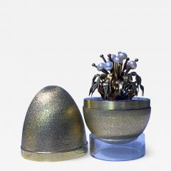 Stuart Devlin Stuart Devlin Silver Gilt Surprise Egg London 1977 - 3263145