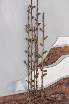Stuart Mathews Abstract Mid Century Modern Mountain Landscape Wall Sculpture - 4289901