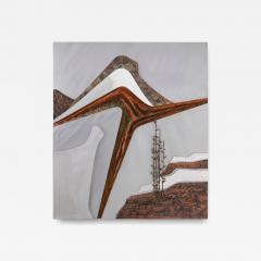 Stuart Mathews Abstract Mid Century Modern Mountain Landscape Wall Sculpture - 4290573