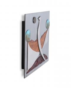 Stuart Mathews Abstract Mixed Media Wall Sculpture Diptych - 4282947