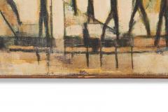 Stuart Robert Purser Five Foot Long Riverboat Oil Painting Mid Century 1949 - 4604586