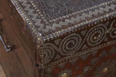 Studded Leather Travel Chest - 2619962