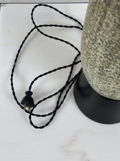 Studio Ceramic Lamp with Custom Linen Shade and Diffuser - 4131588