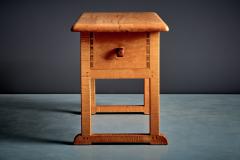 Studio Coffee table in solid curly Maple with double Access Drawer - 4570643