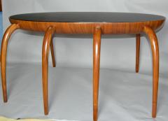 Studio Crafted Spider Leg Oval Writing Desk 1970s - 569593