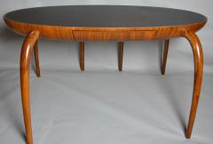 Studio Crafted Spider Leg Oval Writing Desk 1970s - 571319