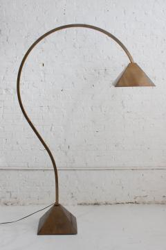 Studio Made Burnished Brass Arc Floor Lamp - 3456806