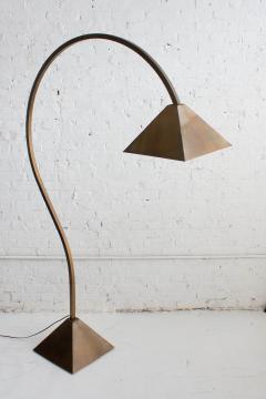 Studio Made Burnished Brass Arc Floor Lamp - 3456807