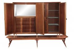 Studio Made Cabinet with Backlit Panels with Exceptional Inlays by Eugenio Diez - 134190