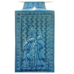 Studio Made Ceramic Table Lamp with Chinese Motifs 1950s - 641235