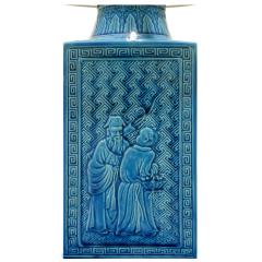 Studio Made Ceramic Table Lamp with Chinese Motifs 1950s - 641236