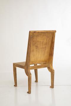 Studio Metal Faux Gold Leaf Patina Occasional Chair - 4390761