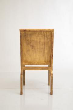 Studio Metal Faux Gold Leaf Patina Occasional Chair - 4390762