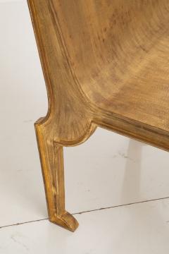 Studio Metal Faux Gold Leaf Patina Occasional Chair - 4390770