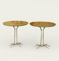 Studio Simon Meret Oppenheim Pair of Traccia Tables Studio Simon Italy circa 1972 - 4751249