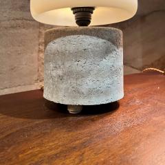 Studio Table Lamp Rammed Earth Frosted Glass Shade - 3611086