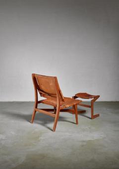Studio craft lounge chair with ottoman USA - 764551