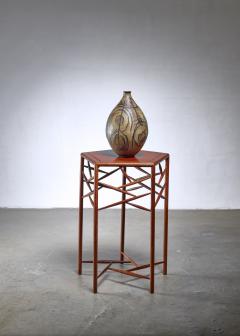 Studio craft wood side table American 1960s - 1154852