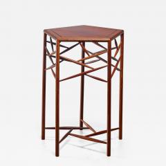 Studio craft wood side table American 1960s - 1155586
