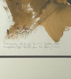 Study of a Bear for the Golden Bears by Tom Hardy 1979 - 4397396