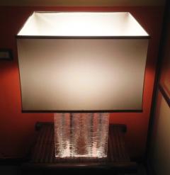 Stunning 1970s Large French Lamp in Perspex - 113539