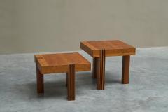 Stunning Architectural Set of Sectional Coffee or Side Tables 1980s - 4582044
