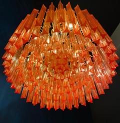 Stunning Coral Triedi Crystal Prism Chandelier - 3868290