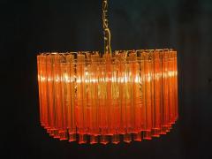 Stunning Coral Triedi Crystal Prism Chandelier - 3868295