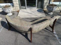 Stunning Curved Sculptural Floating Sofa Mid Century Modern - 1550446