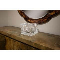 Stunning Italian Ice Bucket in Solid Molded Lucite 1970s - 3376234