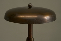 Stunning Italian Table Lamp in Patinated Brass Mid 20th Century - 4803244
