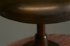 Stunning Italian Table Lamp in Patinated Brass Mid 20th Century - 4803359