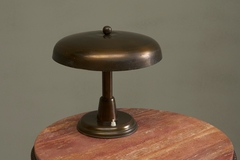 Stunning Italian Table Lamp in Patinated Brass Mid 20th Century - 4803395