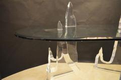 Stunning Lion in Frost Signed Dining Table 1970s - 2823599