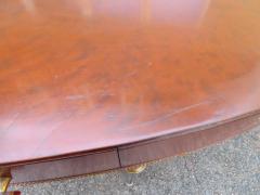Stunning Louis XVI Style French Mahogany Demilune Console Table - 3031859