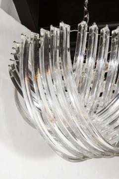 Stunning Modernist Murano Glass Ribbon Chandelier - 1580860