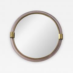 Stunning Murano Lavender Blown Mirror - 324718