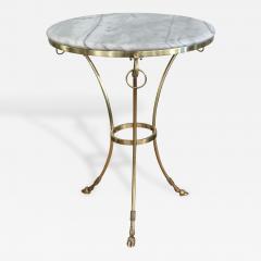 Stunning Neoclassical Marble and Bronze Side Table - 166458