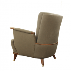 Stunning Pair of Italian Mahogany Club Chairs - 4280865