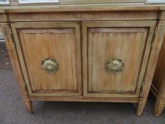 Stunning Pair of Neoclassical Distressed Bachelors Chests Hollywood Regency - 1474022