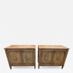 Stunning Pair of Neoclassical Distressed Bachelors Chests Hollywood Regency - 1476141