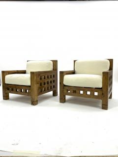 Stunning sturdy Alp pair of lounge chairs - 1621453