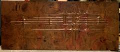 Style of Sabatier awesome 50s repouss Copper decorative panel - 1849480