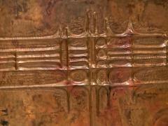 Style of Sabatier awesome 50s repouss Copper decorative panel - 1849481